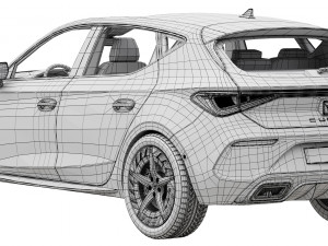 CUPRA Leon 5 door 2021 3D मॉडल
