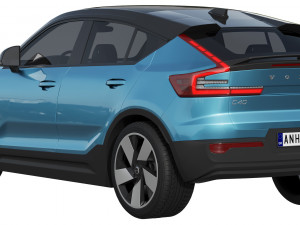 Volvo C40 Recharge 3D Model