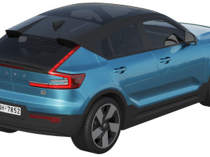 Volvo C40 Recharge 3D Model