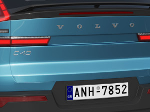 Volvo C40 Recharge 3D Model