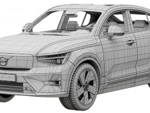 Volvo C40 Recharge 3D Model