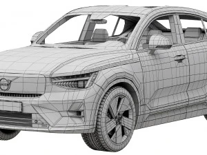 Volvo C40 Recharge 3D Model