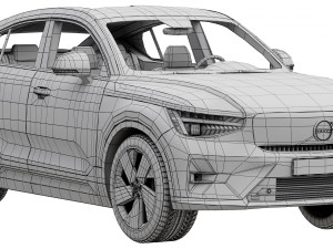 Volvo C40 Recharge 3D Model