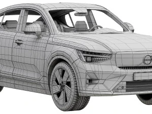 Volvo C40 Recharge 3D Model