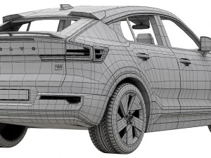 Volvo C40 Recharge 3D Model