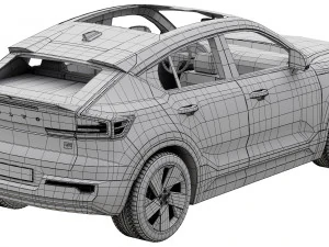 Volvo C40 Recharge 3D Model