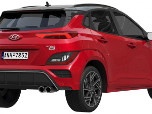 Hyundai Kona N-Line 2022 Model 3D