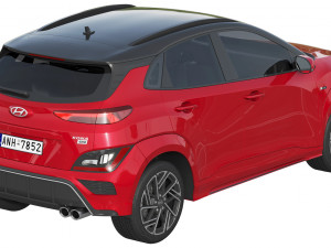 Hyundai Kona N-Line 2022 Model 3D
