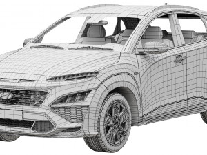Hyundai Kona N-Line 2022 Model 3D
