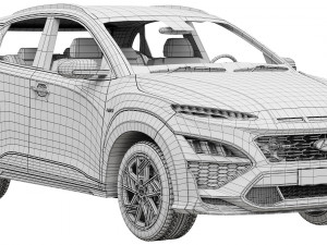 Hyundai Kona N-Line 2022 Model 3D