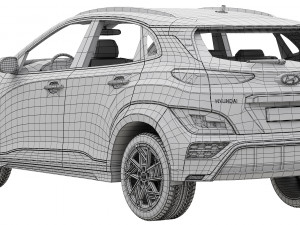 Hyundai Kona N-Line 2022 Model 3D