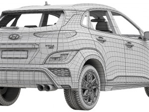 Hyundai Kona N-Line 2022 Model 3D