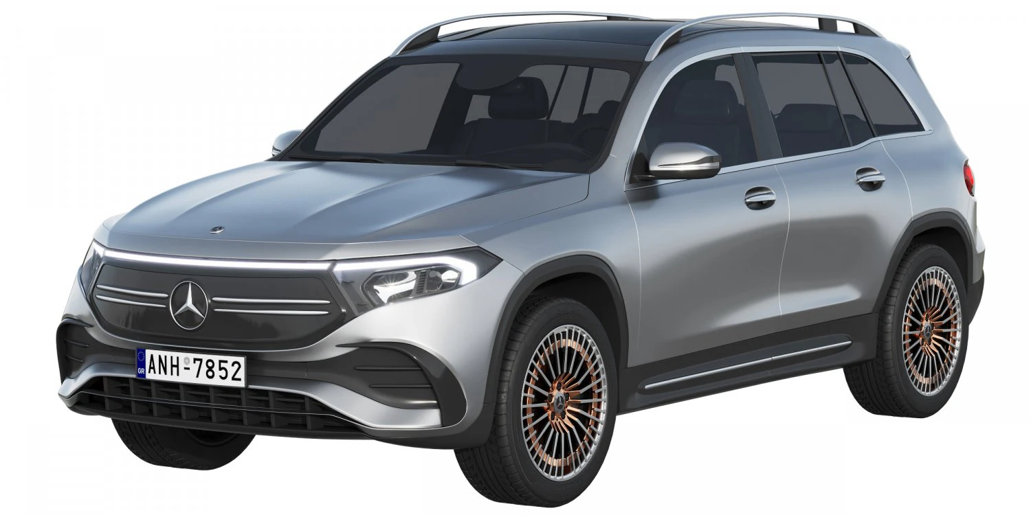 Mercedes-Benz EQB 3D Model .c4d .max .obj .3ds .fbx .stl .blend