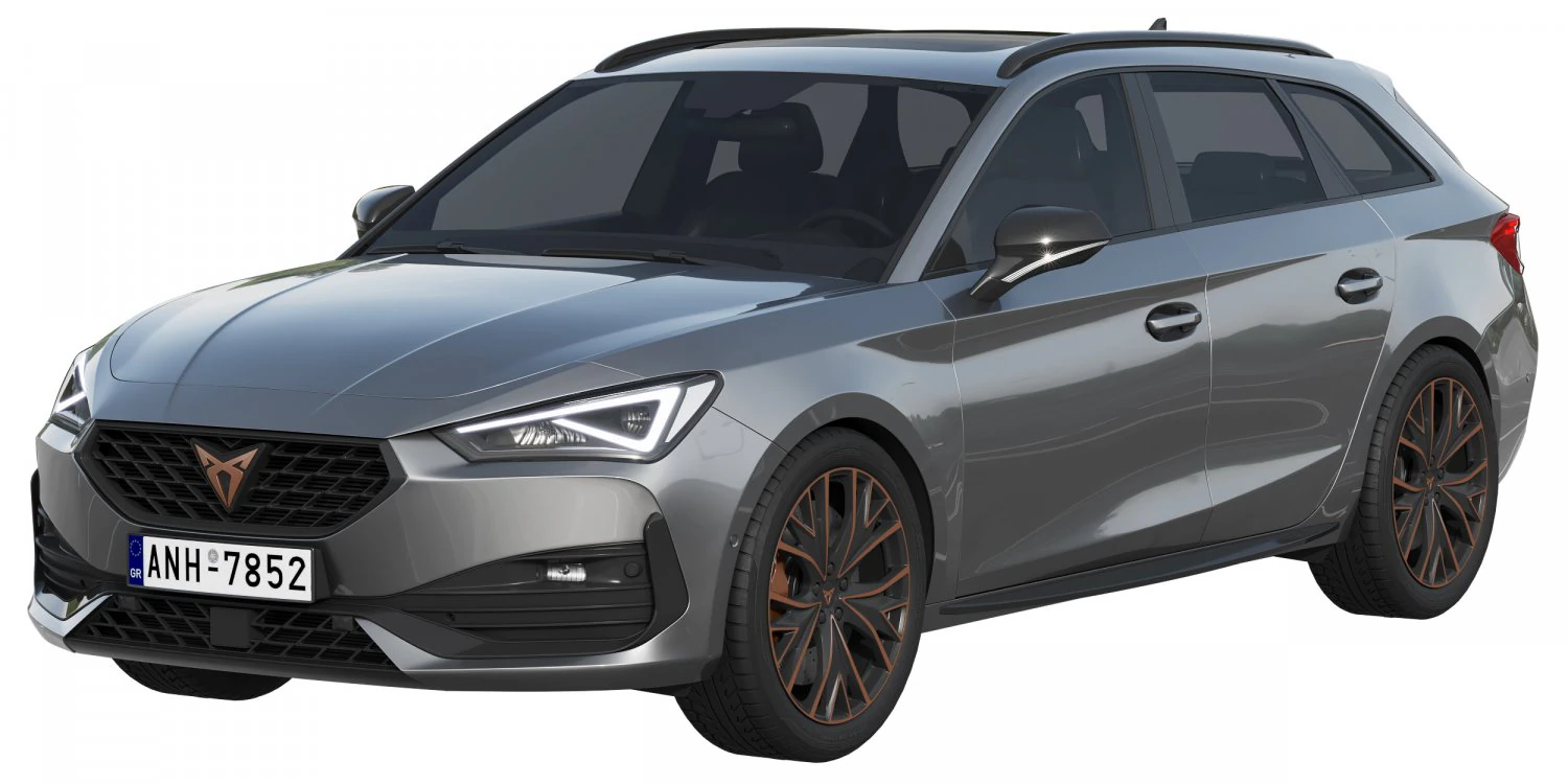 CUPRA Leon Sportstourer 3D Model .c4d .max .obj .3ds .fbx .stl .blend