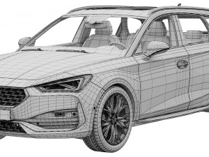CUPRA Leon Sportstourer Modelo 3D