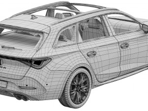 CUPRA Leon Sportstourer Modelo 3D