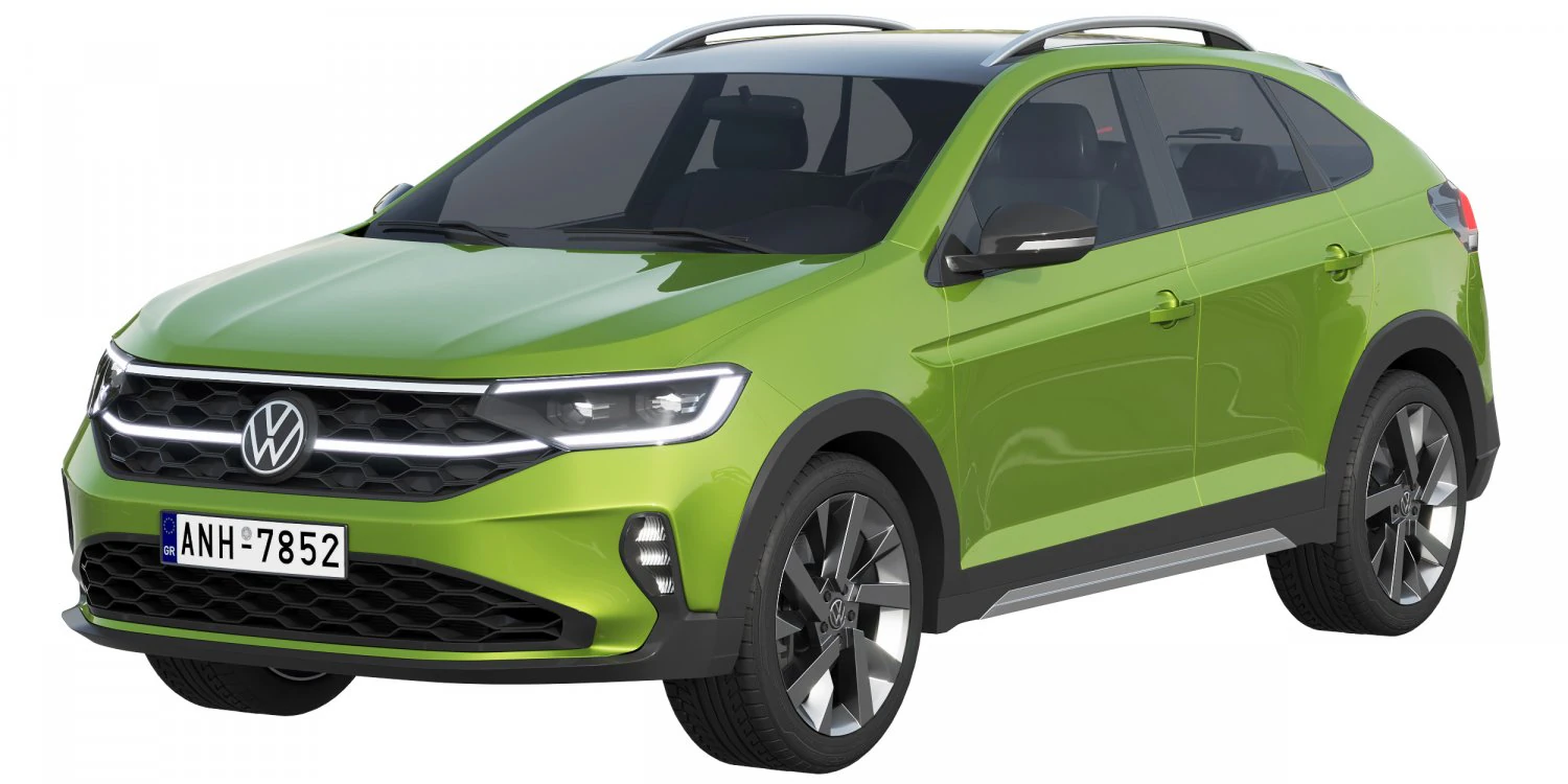 Volkswagen Taigo 2022 3D Model .c4d .max .obj .3ds .fbx .stl .blend