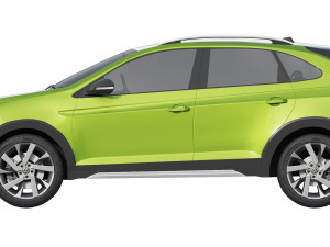 Volkswagen Taigo 2022 3D 모델