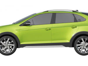 Volkswagen Taigo 2022 3D Model