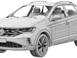 Volkswagen Taigo 2022 3D 모델