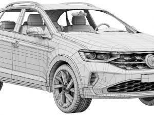 Volkswagen Taigo 2022 3D Model