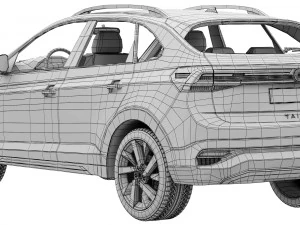 Volkswagen Taigo 2022 3D Model