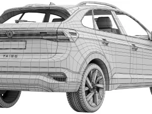 Volkswagen Taigo 2022 3D Model