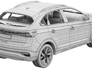 Volkswagen Taigo 2022 3D Model