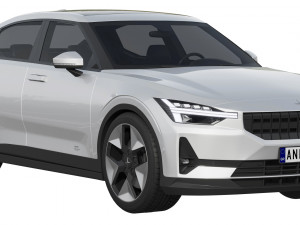 Polestar 2 2023 3D Model