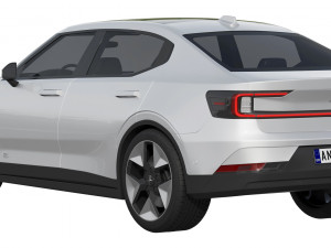 Polestar 2 2023 3D Model