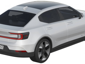 Polestar 2 2023 3D Model
