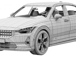 Polestar 2 2023 3D Model
