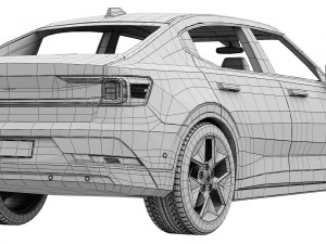 Polestar 2 2023 3D Model