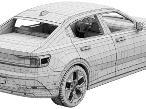 Polestar 2 2023 3D Model