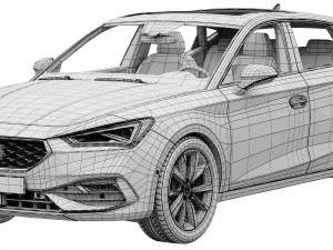Seat Leon FR 3D Model