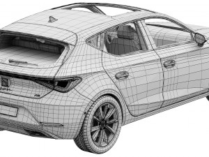 Seat Leon FR 3D Модель