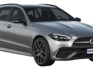 Mercedes-Benz C-Class Estate 2022 3D Model