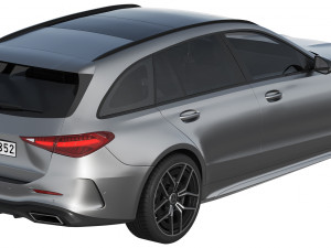 Mercedes-Benz C-Class Estate 2022 3D Модель