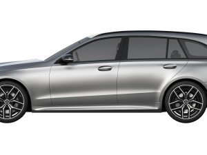 Mercedes-Benz C-Class Estate 2022 3D Модель