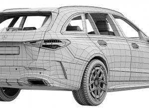 Mercedes-Benz C-Class Estate 2022 3D Модель