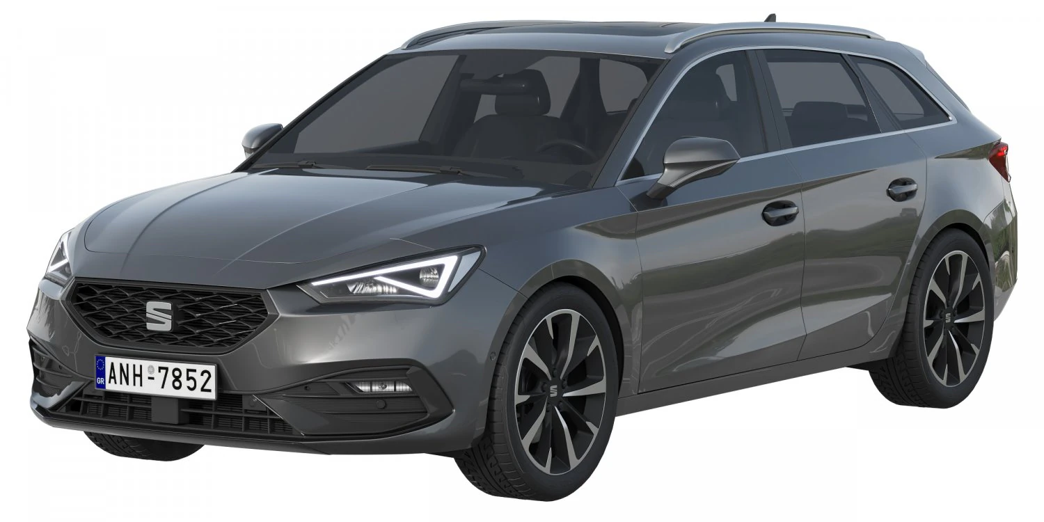 SEAT Leon Sportstourer FR 3D Model .c4d .max .obj .3ds .fbx .stl .blend