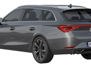 SEAT Leon Sportstourer FR 3D Model