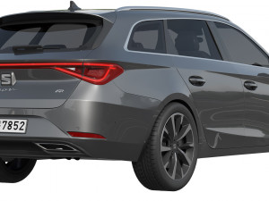 SEAT Leon Sportstourer FR 3D Model