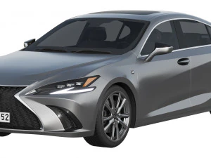 Lexus ES F-Sport 2022 3D Modell