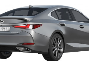 Lexus ES F-sport 2022 3D Model