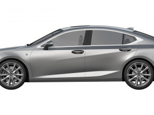 Lexus ES F-sport 2022 3D Model