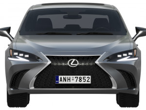 Lexus ES F-sport 2022 3D Model