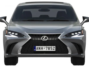 Lexus ES F-sport 2022 3D Model