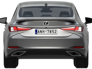 Lexus ES F-sport 2022 3D Model