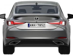 Lexus ES F-sport 2022 3D Model
